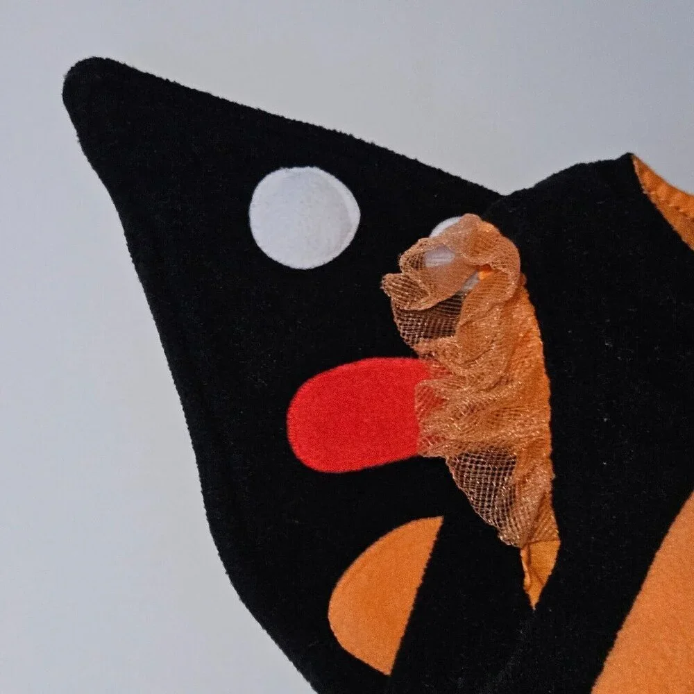 Old Navy Monarch Butterfly Halloween Costume Baby 0-6 Months Plush Fleece Top
